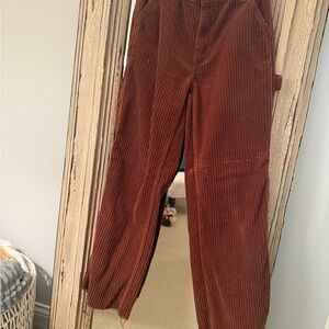 PacSun Brown Corduroy Pants Relaxed Fit